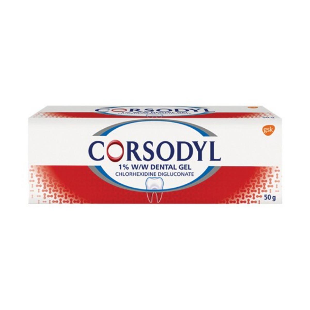 Corsodyl 1% Dental Gel - 50g