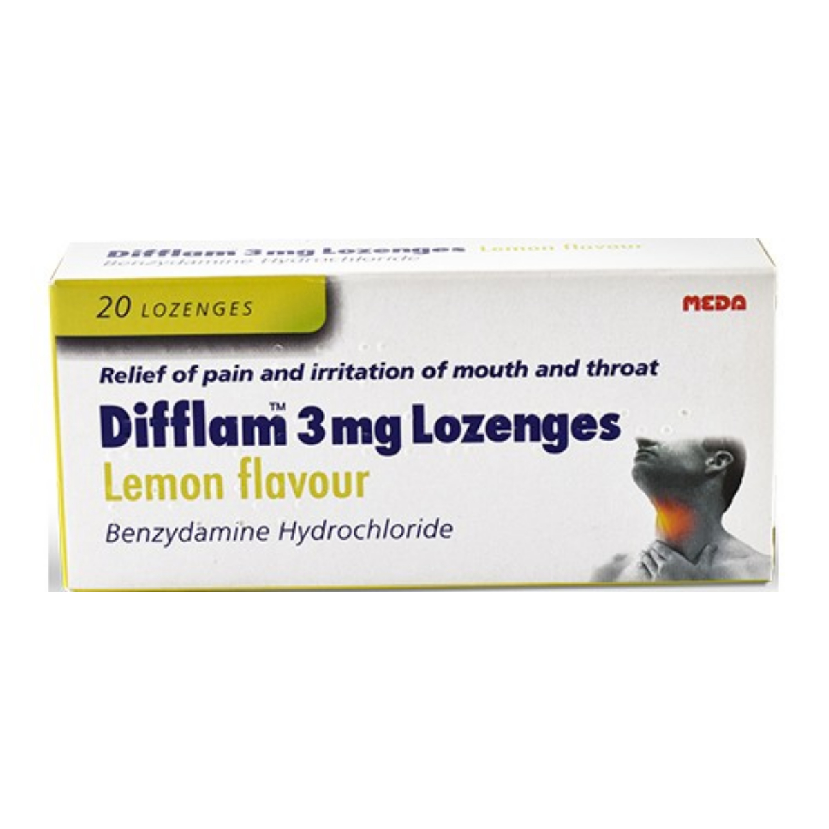 Difflam 3mg Lozenges - 20 Lozenges