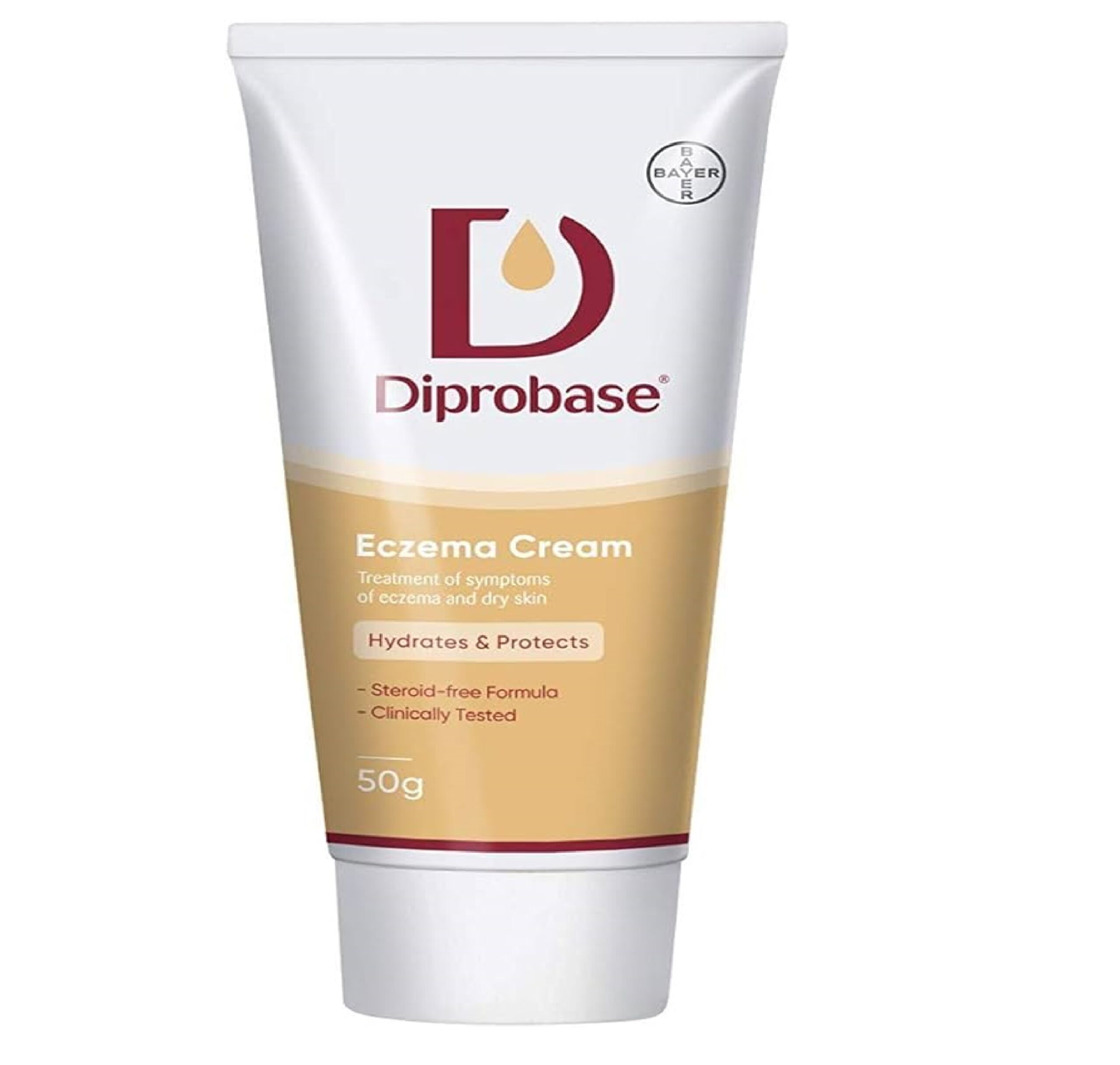 Diprobase Cream Emollient Moisturiser, Soothes Eczema- Dry Skin Relief 50g