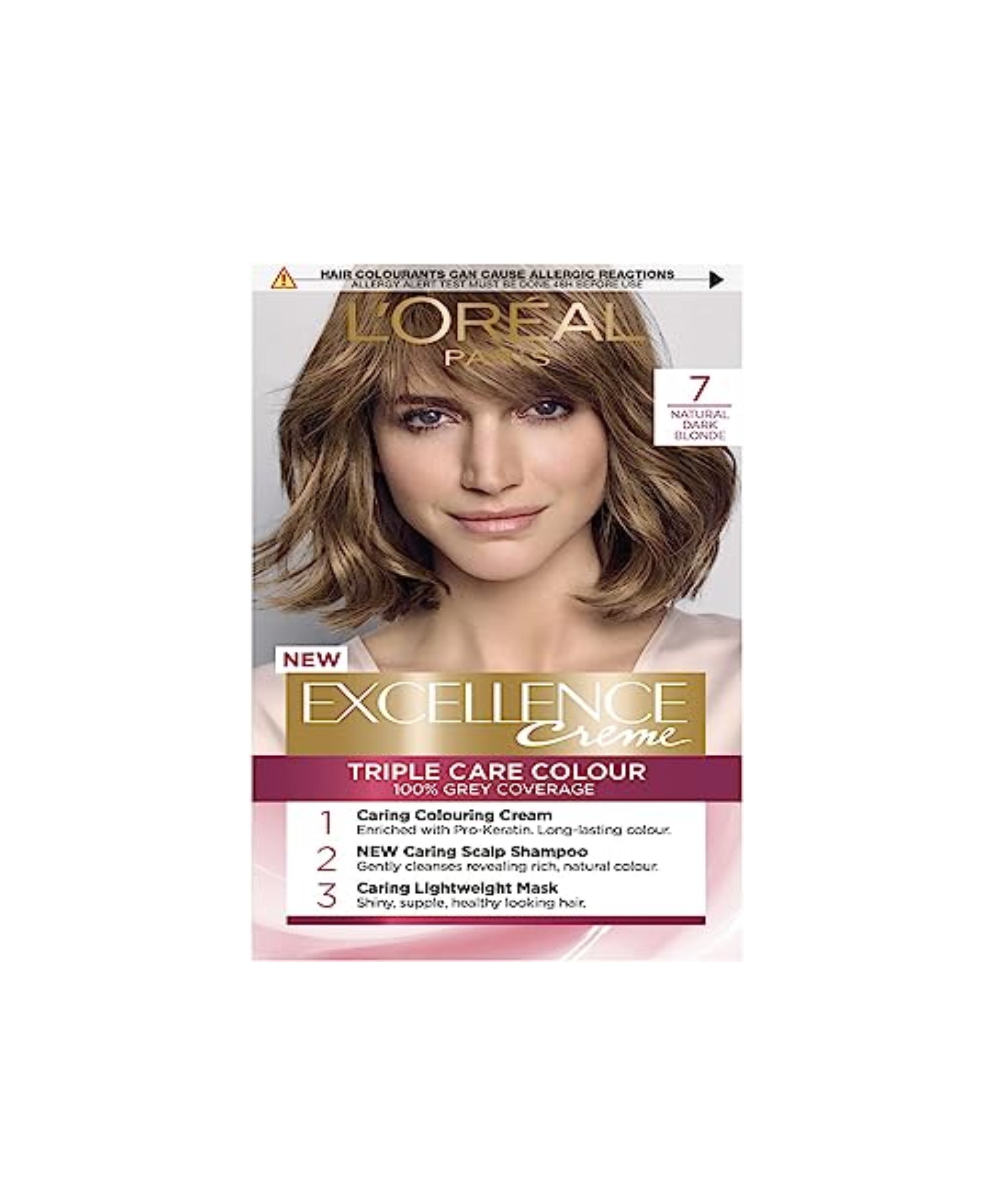 LOREAL PARIS EXCELLENCE CREME HAIR COLOUR- NATURAL DARK BLONDE-7