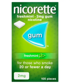 Nicorette Freshmint Gum 2mg - 105 Pieces