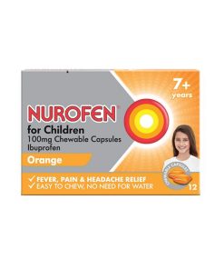 Nurofen for Children 100mg Chewable Capsules - Pack of 12