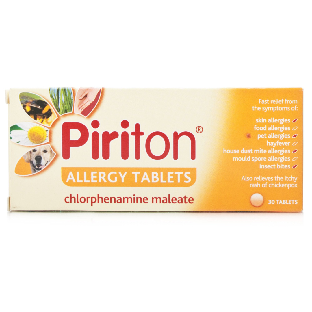 Piriton Allergy Tablets 4Mg - Pack of 30