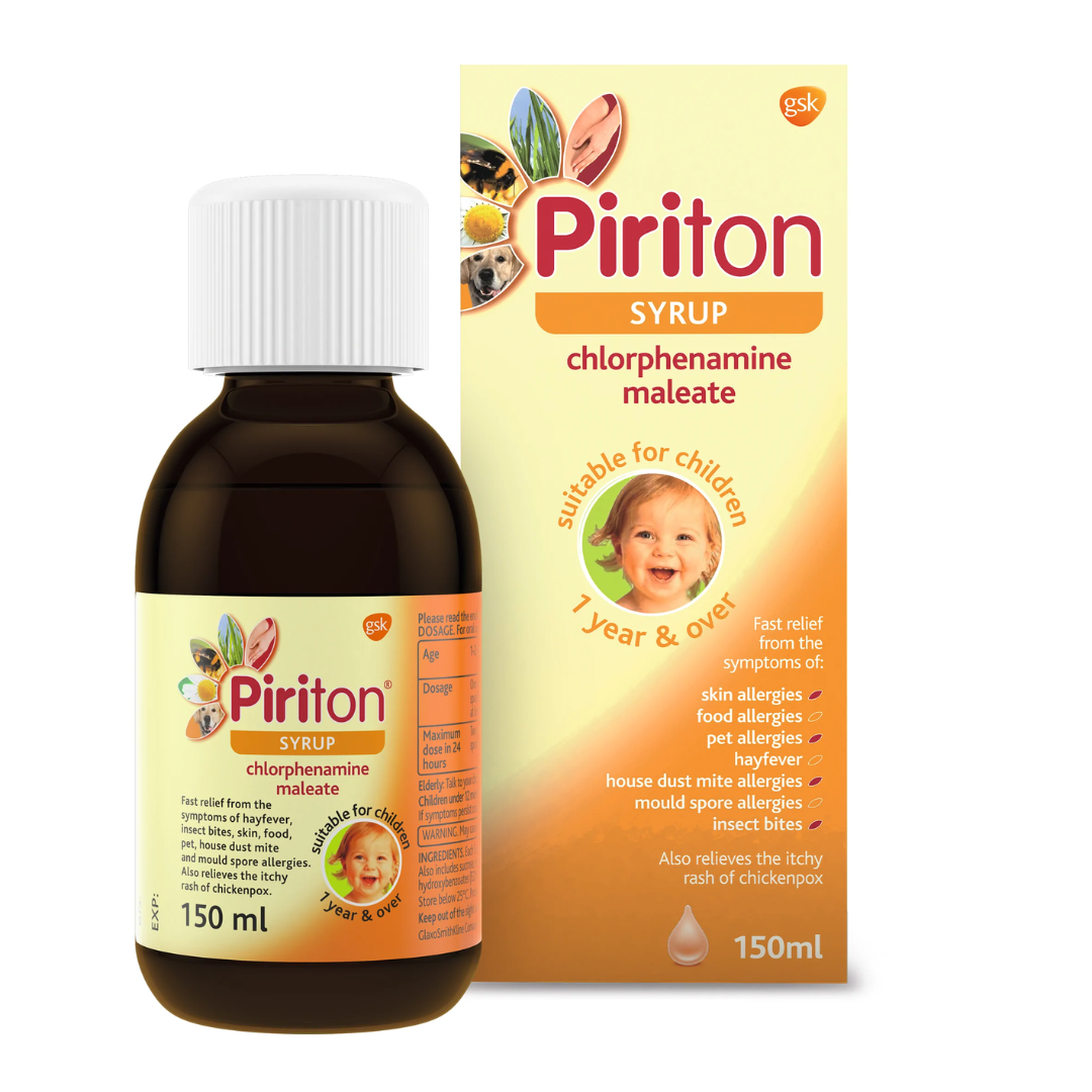 Piriton Syrup 2Mg - 150ml