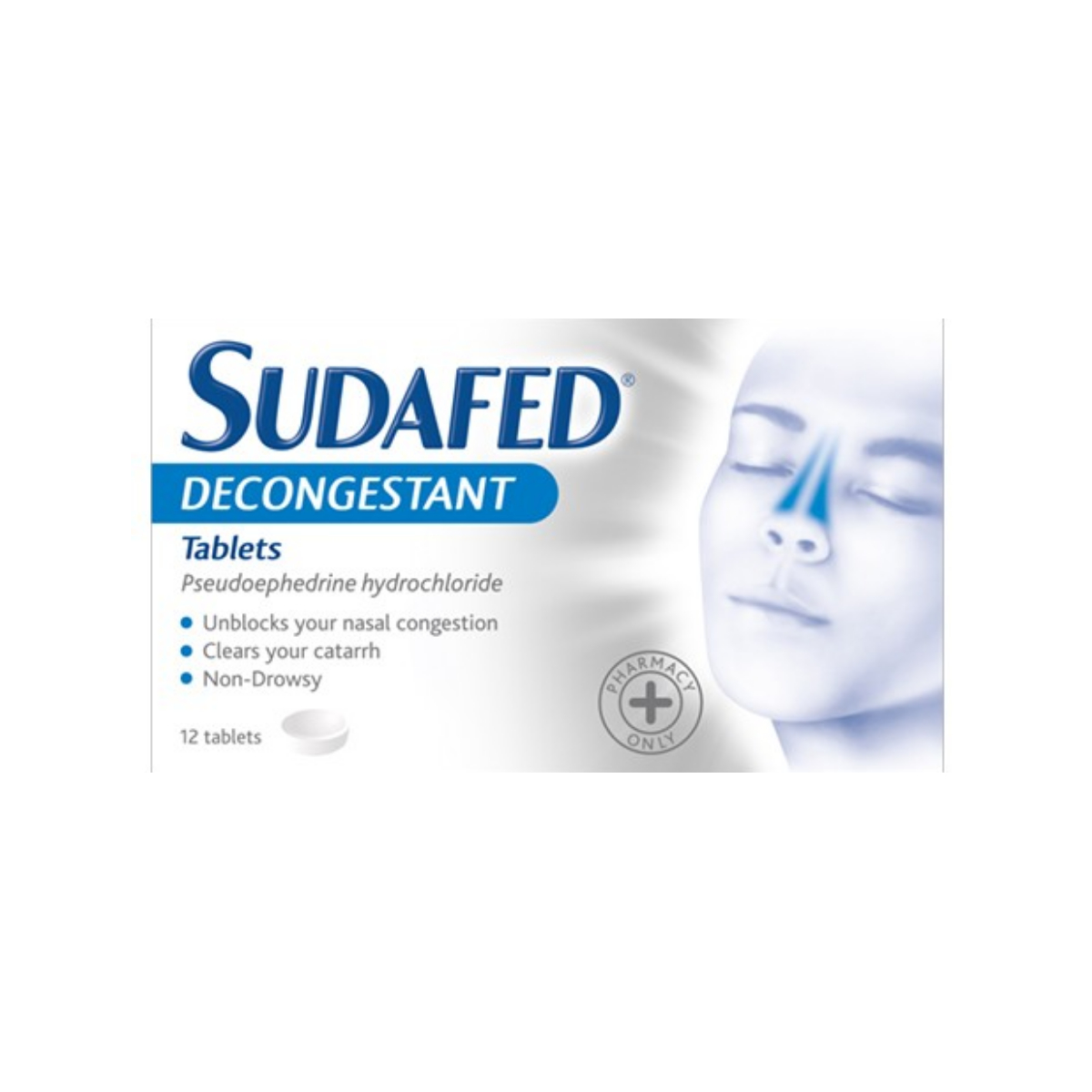 Sudafed Decongestant Tablets - Pack of 12