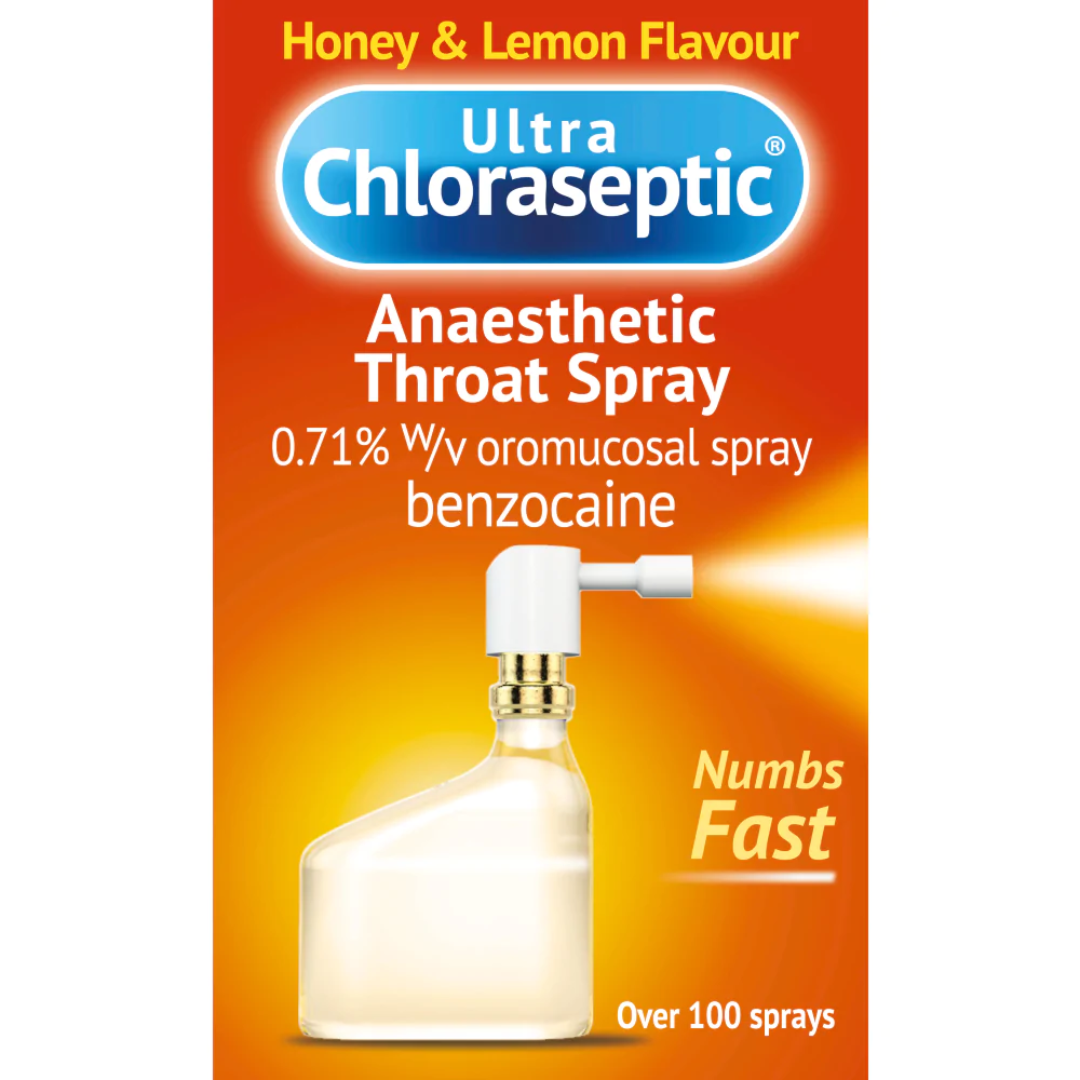 Ultra Chloraseptic Anaesthetic Throat Spray - Honey & Lemon Flavor