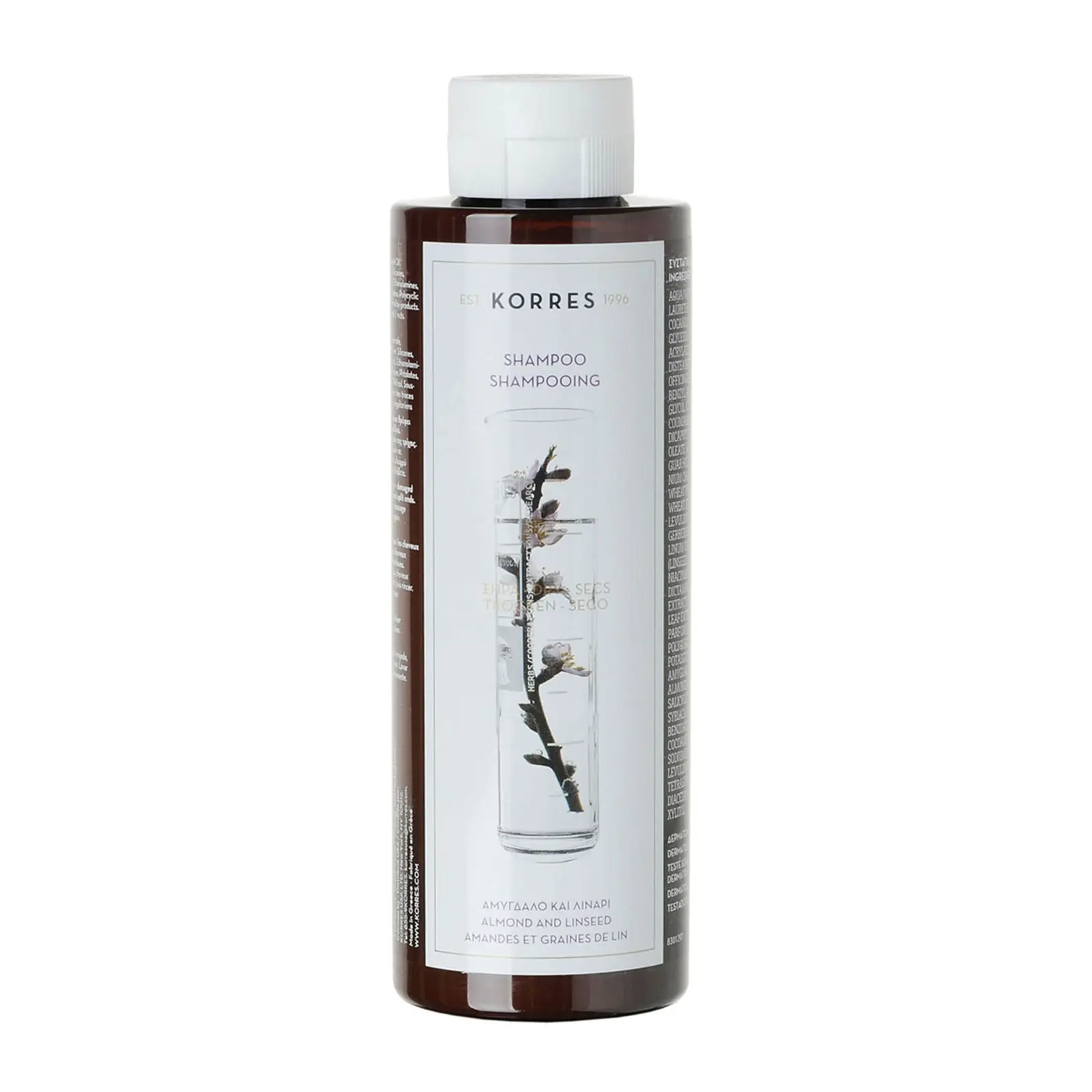 Korres Shampoo- Almond and Linseed 250ml