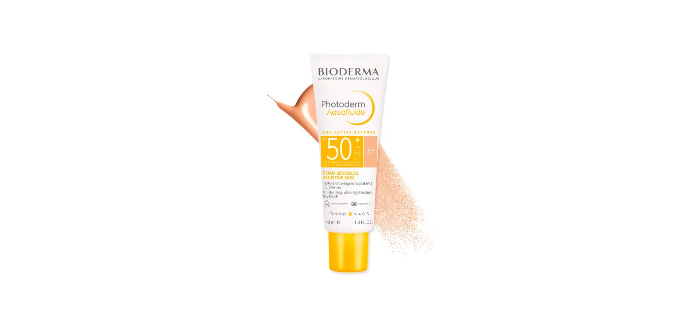 Bioderma Photoderm Aquafluide Sun Active Defense SPF50+ claire light shade