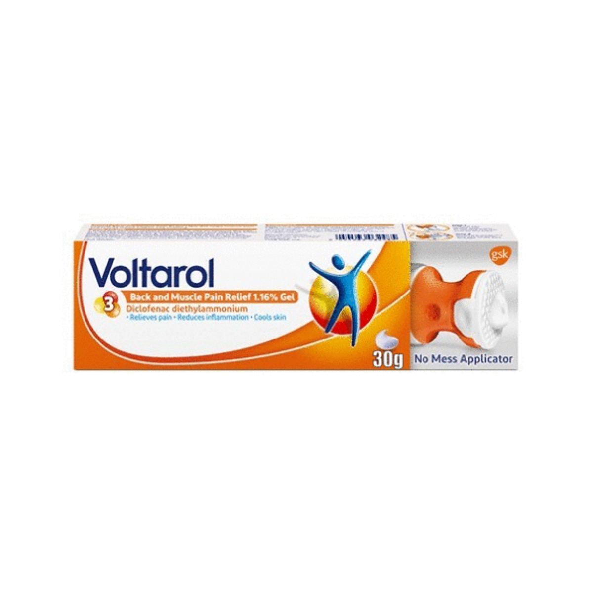 Voltarol Back & Muscle Pain Relief 1.16% Gel - 30g