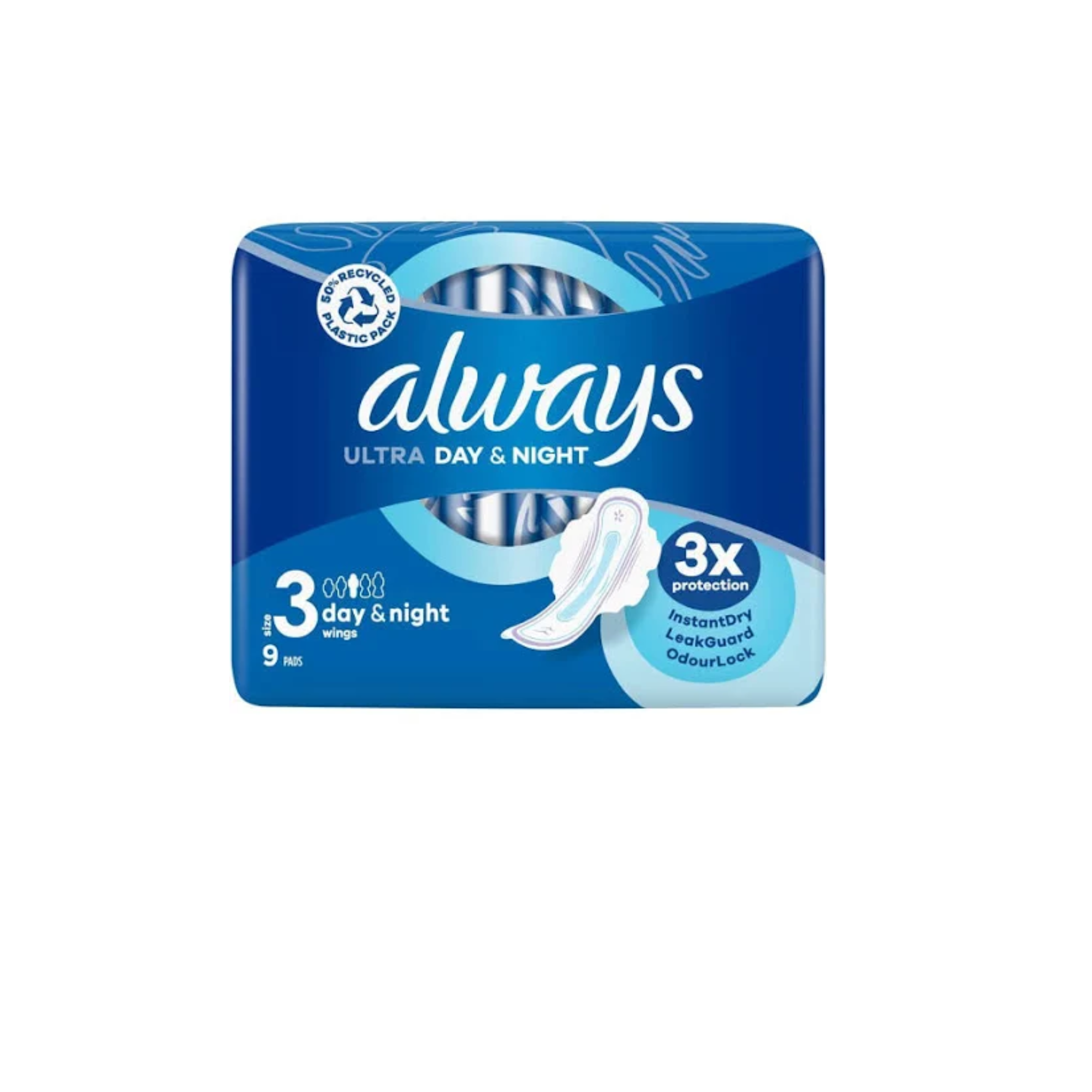 Always Ultra Day and Night with wings, 9 pads
