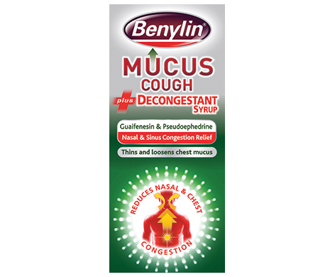 Benylin Mucus Cough plus Decongestant Syrup - 100ml