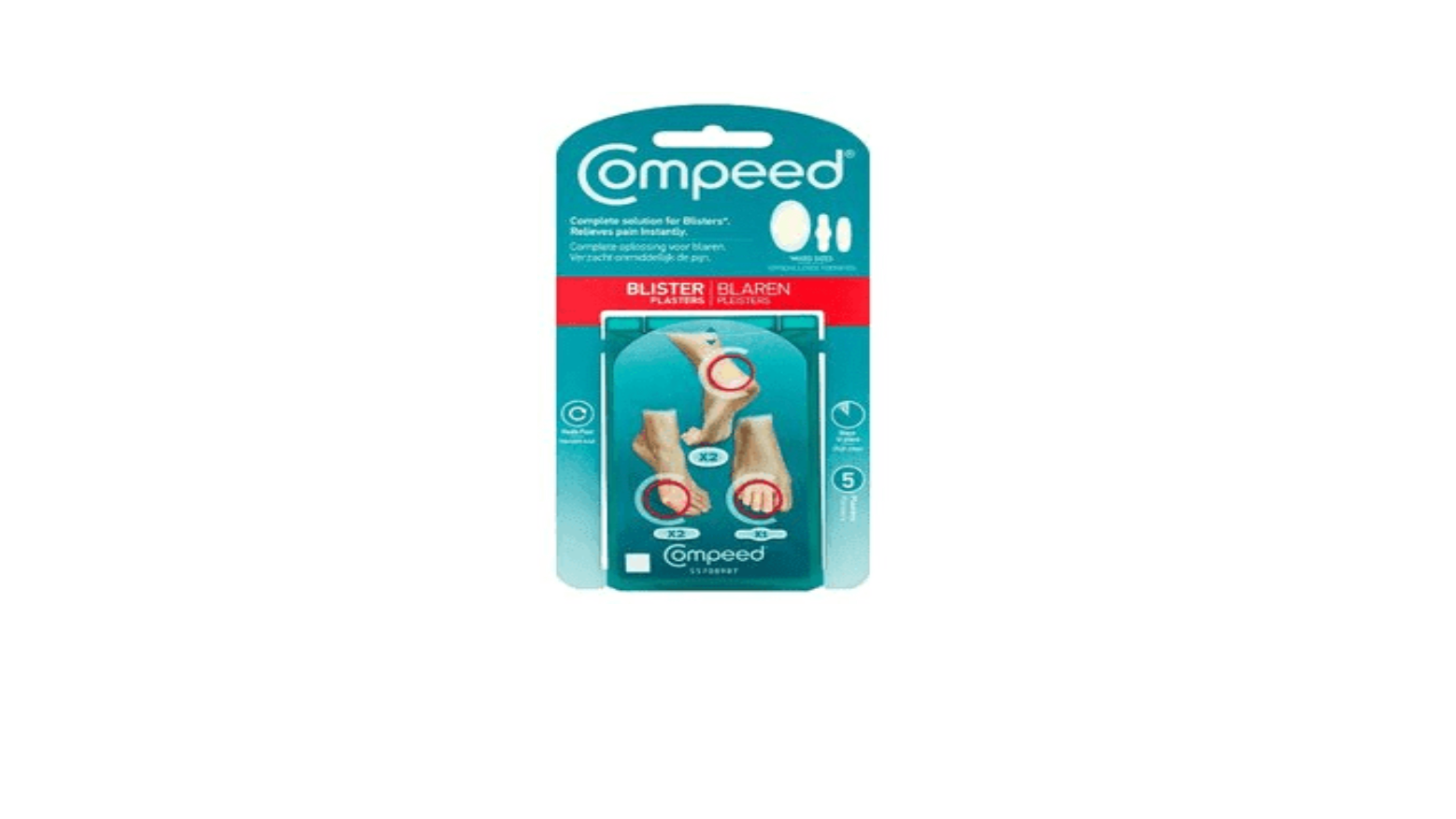 Compeed Blister Plasters -Mixed sizes- 5
