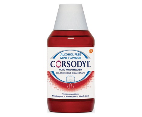 Corsodyl 0.2% Mouthwash (Alcohol Free) - 300ml