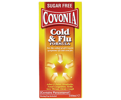 Covonia Cold & Flu Formula - 160ml