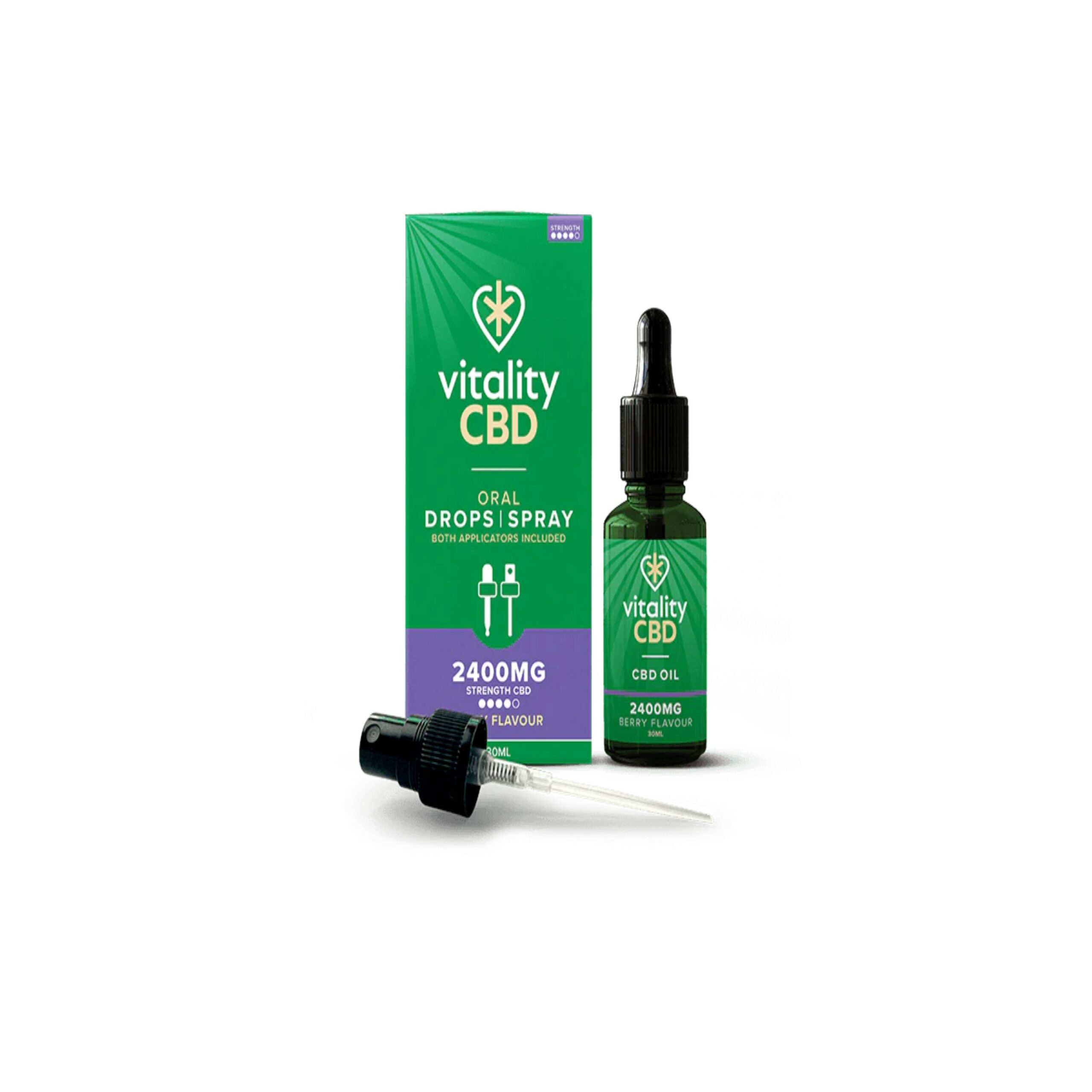 Vitality CBD Oral Drops/Spray 4800mg (Berry Flavour)