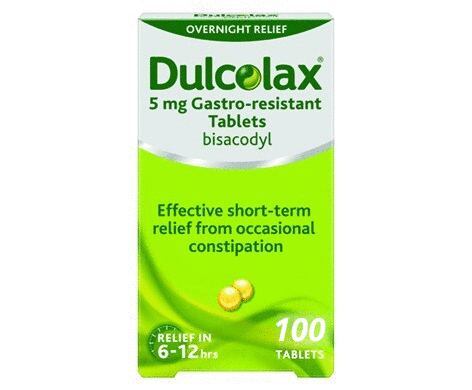 Dulcolax 5mg  Twelve Plus Gastro-Resistant Tablets - Pack of 100