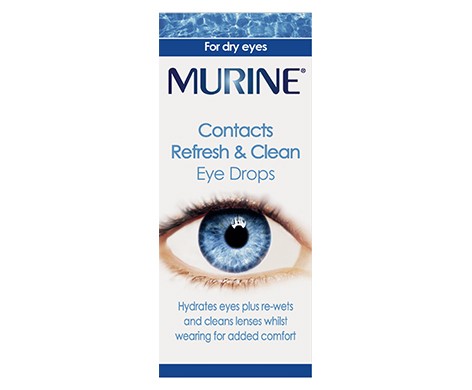 Murine Contacts Refresh and Clean Eye Drops - 15ml