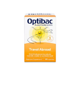 Optibac Travel Abroad- 20 capsules