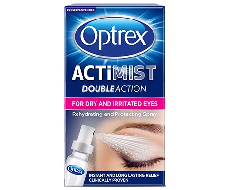 Optrex ActiMist Double Action for Dry & Irritated Eyes - 10ml