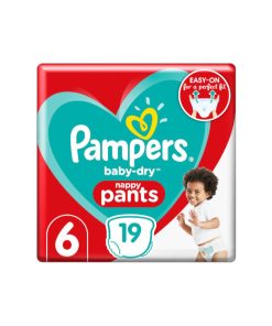 Pampers Number 6 baby dry- 19s