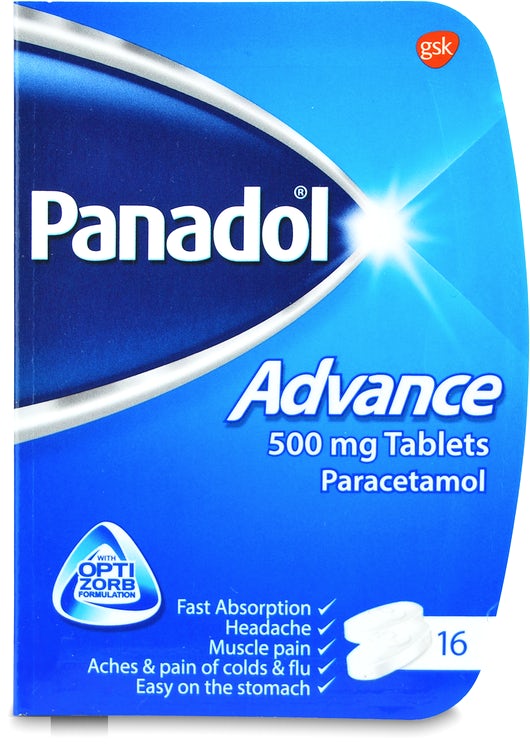 Panadol Advance 500mg Tablets - Pack of 16