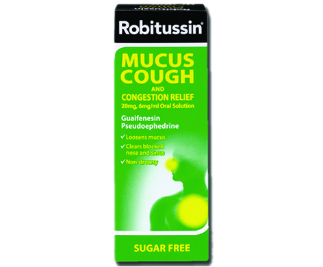 Robitussin Mucus Cough &Congestion Relief Oral Solution 100ml