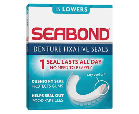 Seabond Denture Fixative Seals (Lower Gums) - Pack of 15