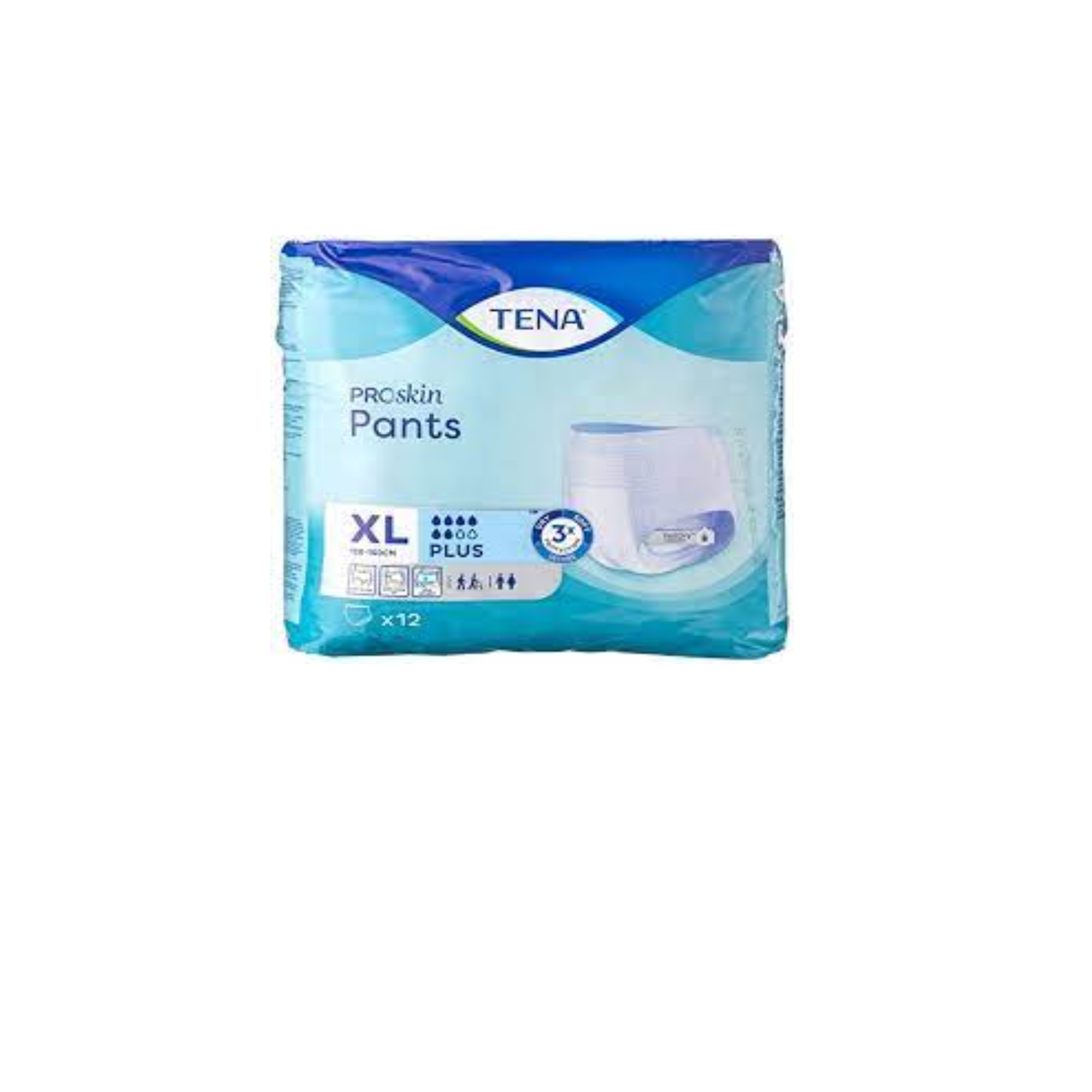 Tena Pants Plus Extra Large 12 Pads